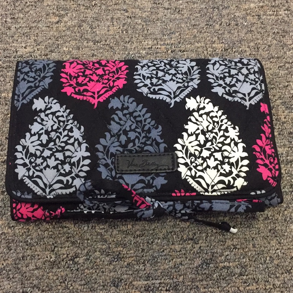 Vera Bradley travel jewelry holder.